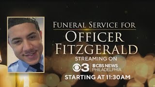 Funeral service for Temple police officer Christopher Fitzgerald