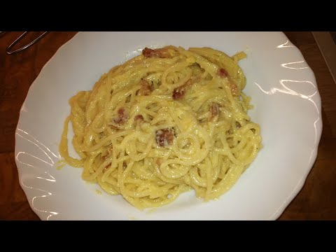 Videó: A Spagetti Carbonara Főzése: Egyszerű Recept