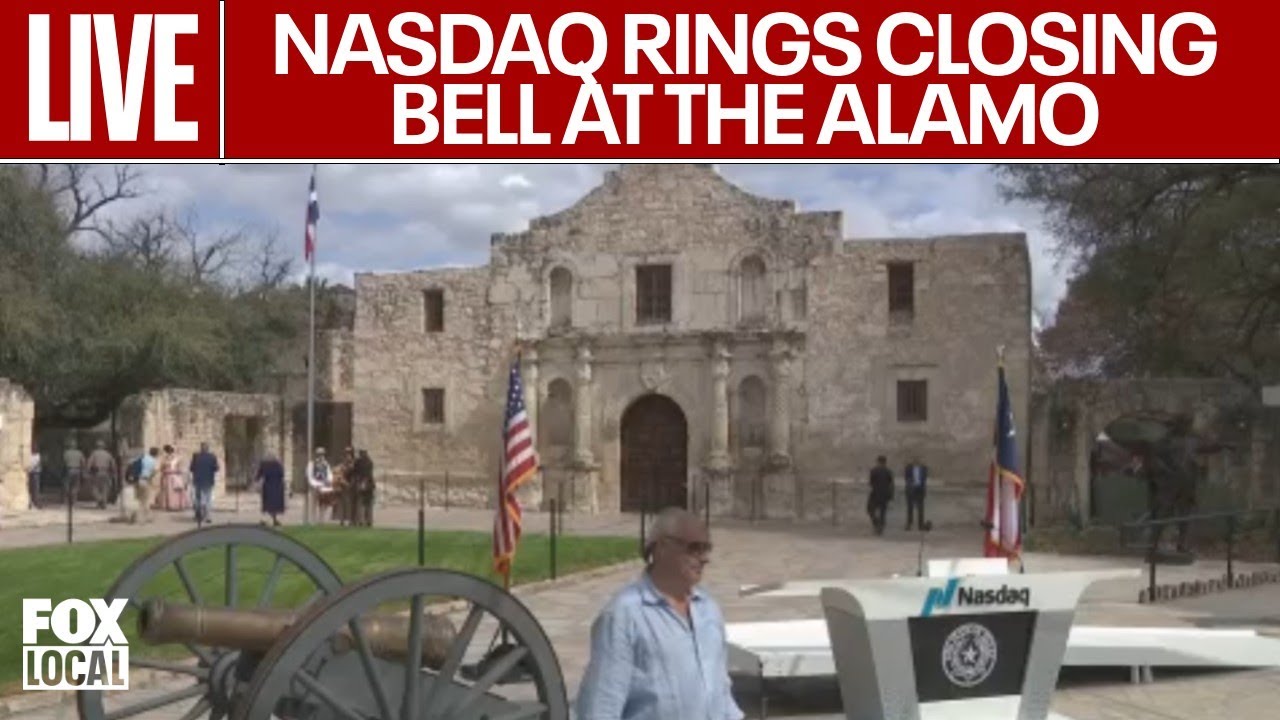 Live: NASDAQ rings closing bell at The Alamo
