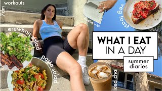 What I Eat in A Day // healthy(ish) easy summer recipes | vlog