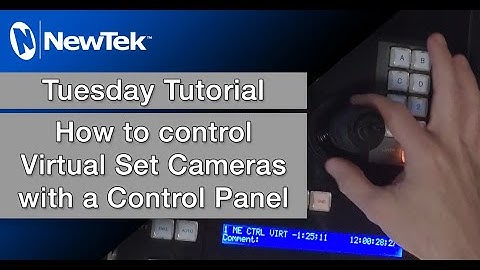 How to Control Virtual Set Cameras with a Control Panel