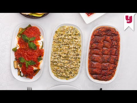 [Субтитры] 3 быстрых и простых рецепта турецких закусок (турецкое мезе)