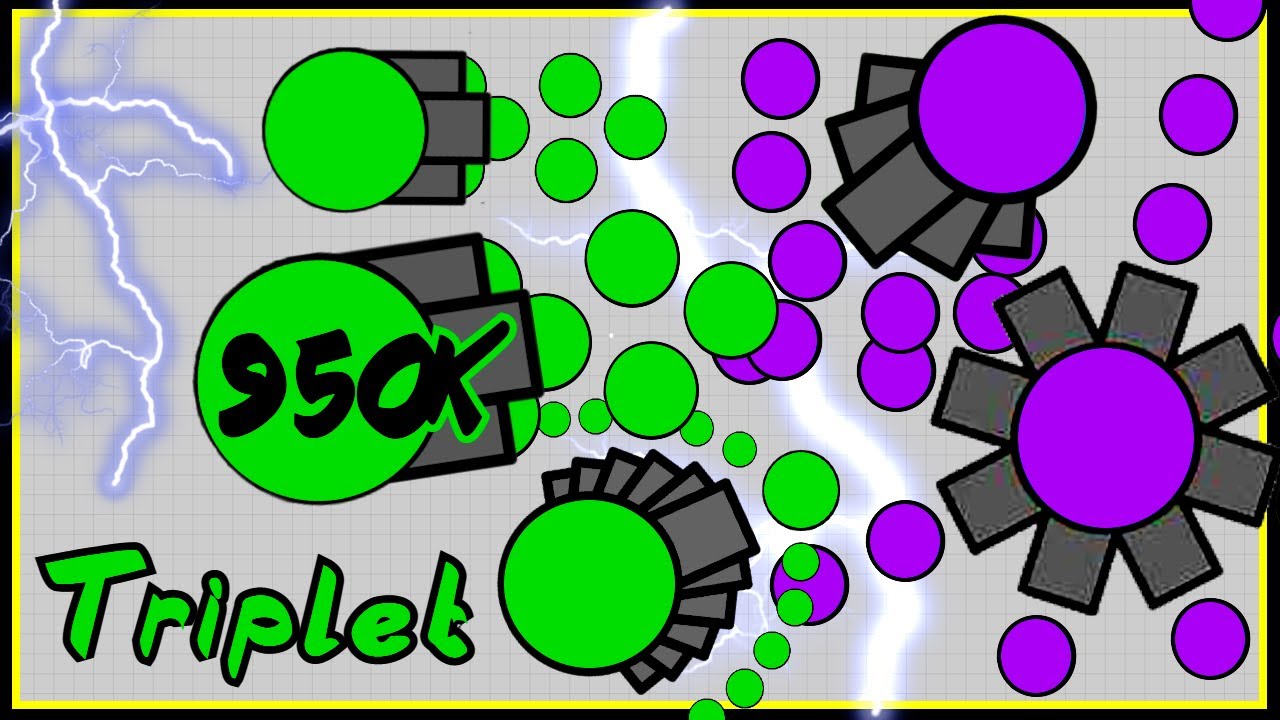 Diep io Wrath Of The AC 2 Triplet 950k 4TDM YouTube