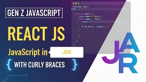 React JSX: How to Use JavaScript Variables & Expressions with Curly Braces {} #react 7 November 2025