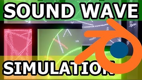 Sound Wave Reflection Simulations - Blender Particles