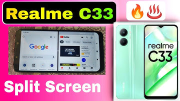 Realme C33 Split screen settings | Realme C33 me Split screen kaise kare