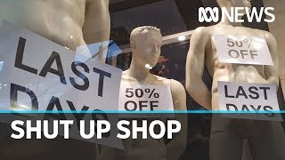 Coronavirus empties shopping centres as clothing retailers fight to stay open | ABC News