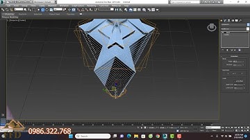 Lệnh bend uốn cong đối tượng trong 3dsmax