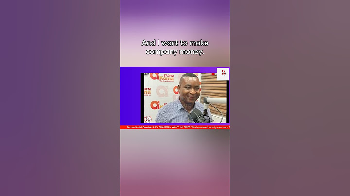 CHAIRMAN WONTUMI CRIES: Watch as armed security men storm Chairman Wontumi's residence