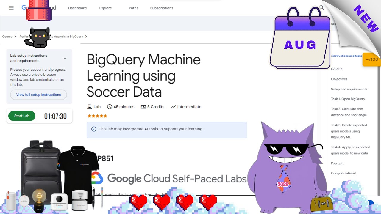 BigQuery Machine Learning using Soccer Data| #2025 | #GSP851 |#qwiklabs ...