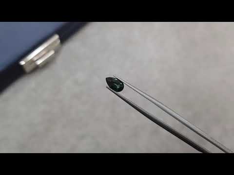 Pear cut sapphire 1.00 ct, Madagascar Video  № 2