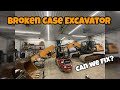 Part 2 on case cx300d arm and bucket repair with a new tool