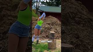 This Axe Splits Wood Like An Explosion