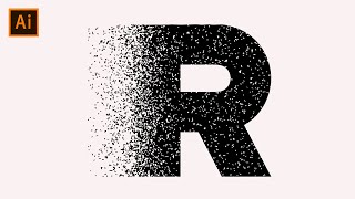 Illustrator Tutorial : Dispersion Tutorial Letter in Adobe Illustrator screenshot 3