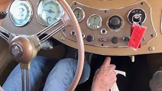 1953 MGTD - driving