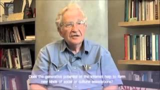 Noam Chomsky (2013) on Twitter and High School students in the age of the internet Wealth