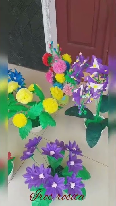 macam-macam bunga plastik