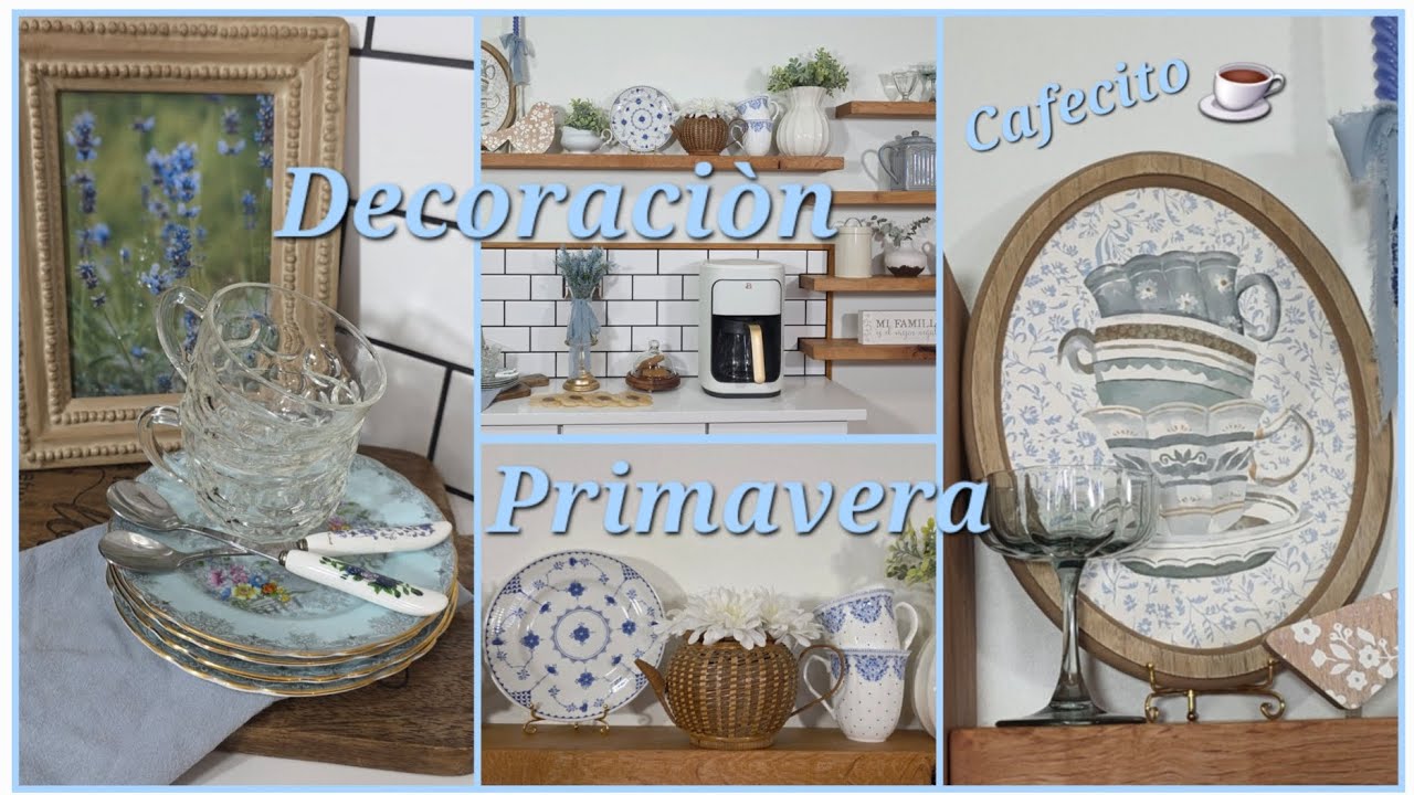 ESTACIÓN DE CAFÉ | DECORACIÓN PRIMAVERA🐦