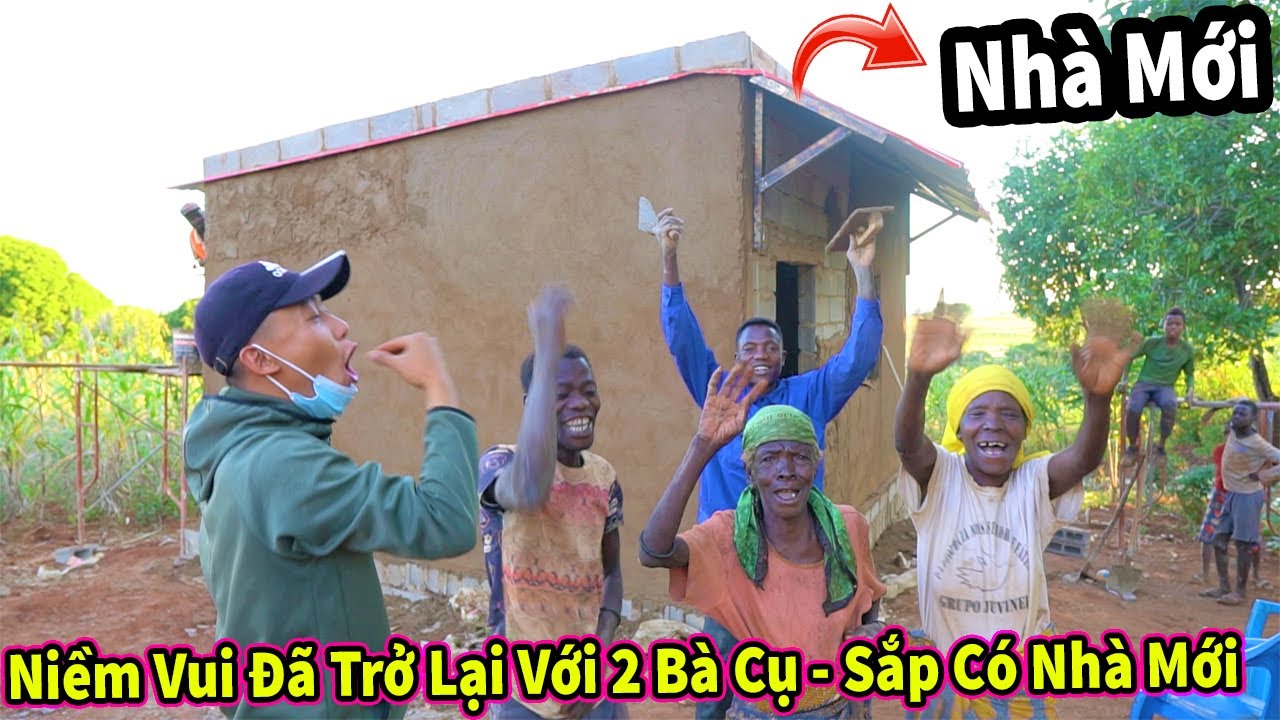 Quanglinhvlogs || Bà Cụ 95 Tuổi Đã Khoẻ và Cảm Xúc Lần Đầu Tiên Sang Xem  Căn Nhà Sắp Được Hoàn Thành - YouTube