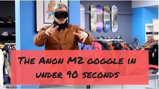 The Anon M2 Goggles Review in under 90 Seconds.