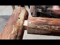 Comment amnager une menuiserie  ossature bois en bois rond
