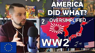 European Reacts to WW2 - OverSimplified (Part 2)