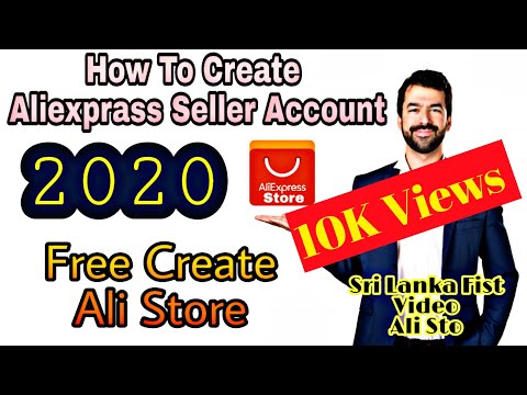 How To Create Aliexpress Seller Account (Dropshipping) / italy, france SELLER STORE 2020 (සිංහලෙන්)