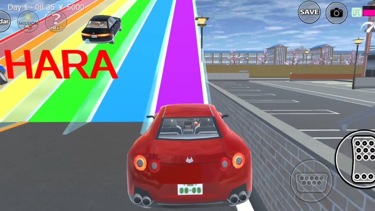 Car racing sakuraschoolsimulator 