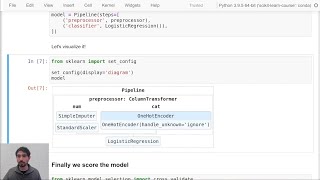 Visualizing scikit-learn pipelines in Jupyter