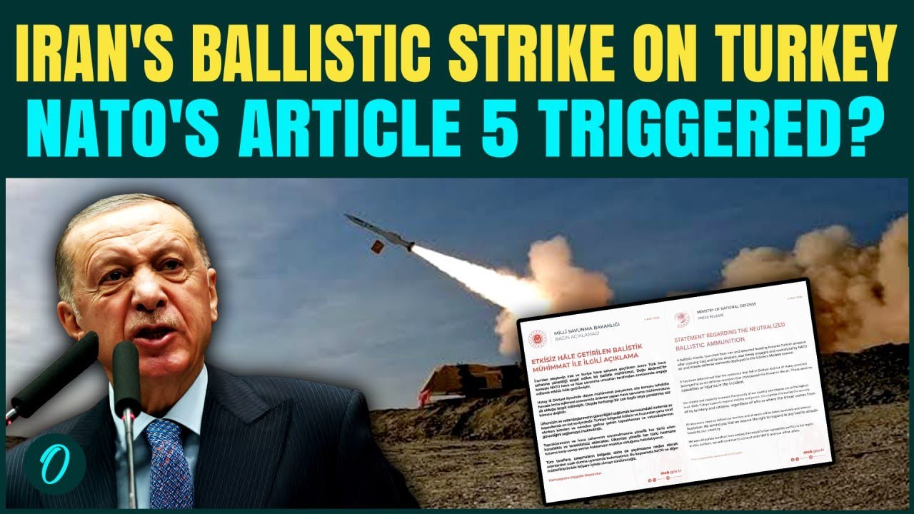 Iran ATTACKS Turkey With Ballistic Missile, Sparking NATO Panic | Article 5 Triggered or WW3?