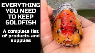 EVERYTHING YOU NEED TO KEEP GOLDFISH - List of products and supplies needed to keep goldfish! screenshot 5