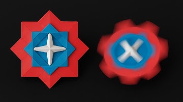 How to Make a Spinning Paper Toy – Easy Origami Fidget Spinner for Beginners