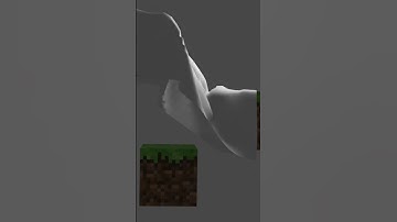 Minecraft grass block with leather Pt 3 #blender #brainrotshorts #minecraftanimations