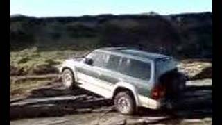 Pajero Rock Crawling