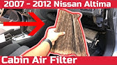 How to Replace Cabin Air Filter 2012 Nissan Altima - YouTube