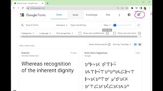 Information HTML/CSS Demo Link To Google Font Update