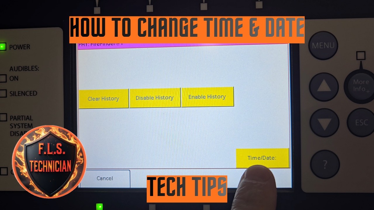 Emperor Time 様確認ページ Siemens FireFinder XLS | How to change the Time & Date on fire