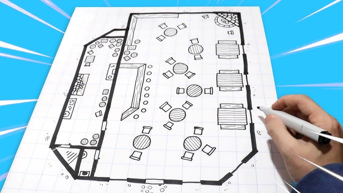 Pixilart - FNAF AU Map layout by testedcatdraws