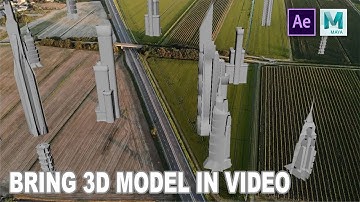Bring 3D Model Animation in Video with After Effects Maya Live Link Tutorial