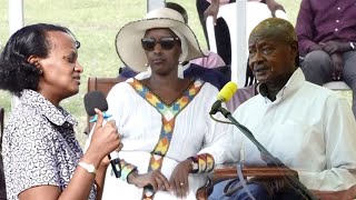 President Museveni's daughters Natasha & Pr.Patience attends Prayers @Booma Grounds in Mbarara city.