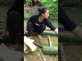 Building a Life - Single Mother Completes Bamboo House by the Lake Alone