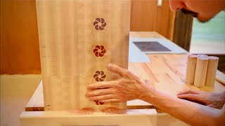 Flower Inlay Woodworking Study