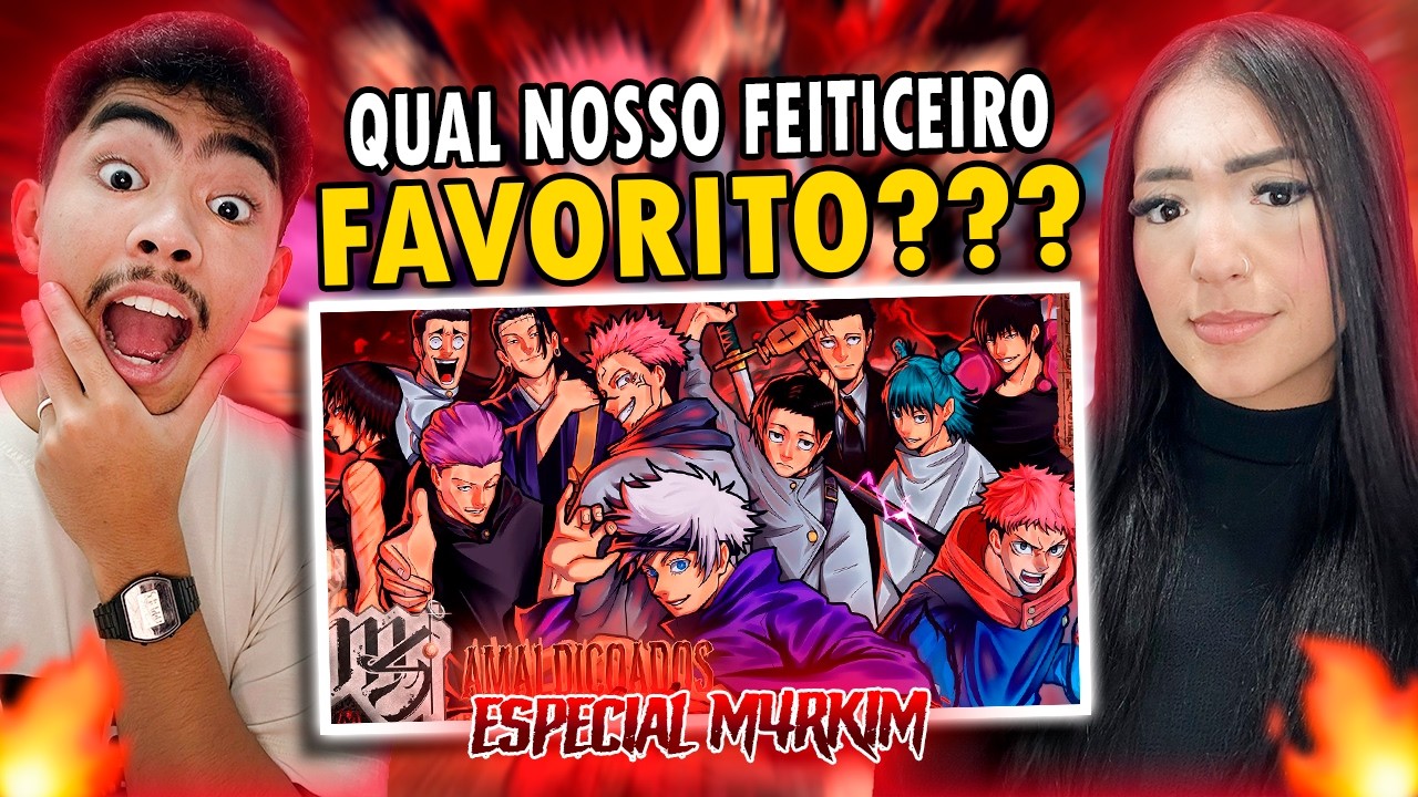 CASAL REAGE | Feiticeiros (Jujutsu Kaisen) - Amaldiçoados | M4rkim | REACTANDO