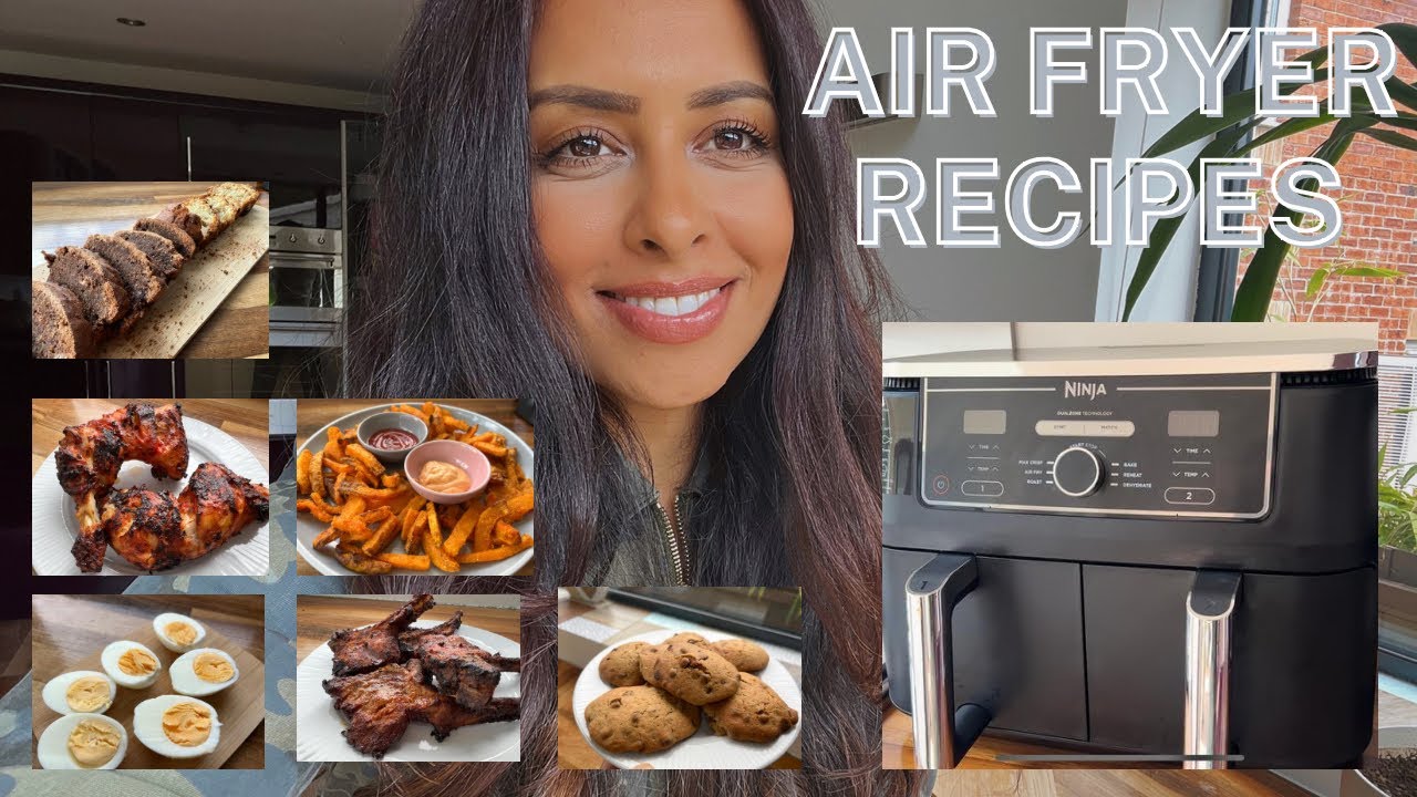 AIR FRYER RECIPES // THINGS YOU CAN MAKE IN YOUR AIR FRYER // NINJA DUAL  ZONE 