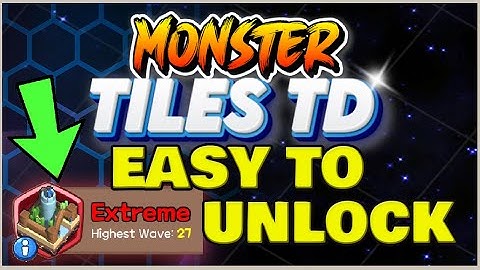 How to Unlock Extreme Mode | Monster Tiles TD