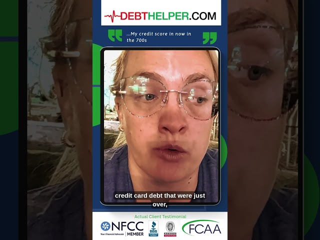 My credit score is now in the 700s #debtrelief #debtmanagement #debtconsolidation #testimonials