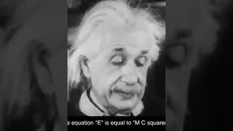 The Great Physicist 💥|Albert Eistein|💥 Explaining his Famous Mass-Energy Equation || E=mc^2 ||