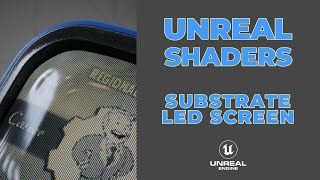 How to create animated LED Screen with RGB pixels in Unreal Engine | Substrate Materials Tutorial