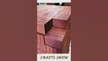 Earthenware solid brick unloading process #machine #smartwork #craft #viral #short