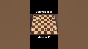 Chess puzzle walkthrough | Mate in 4 #chess #chessgame #chesstactics #chesspuzzle #chesscom